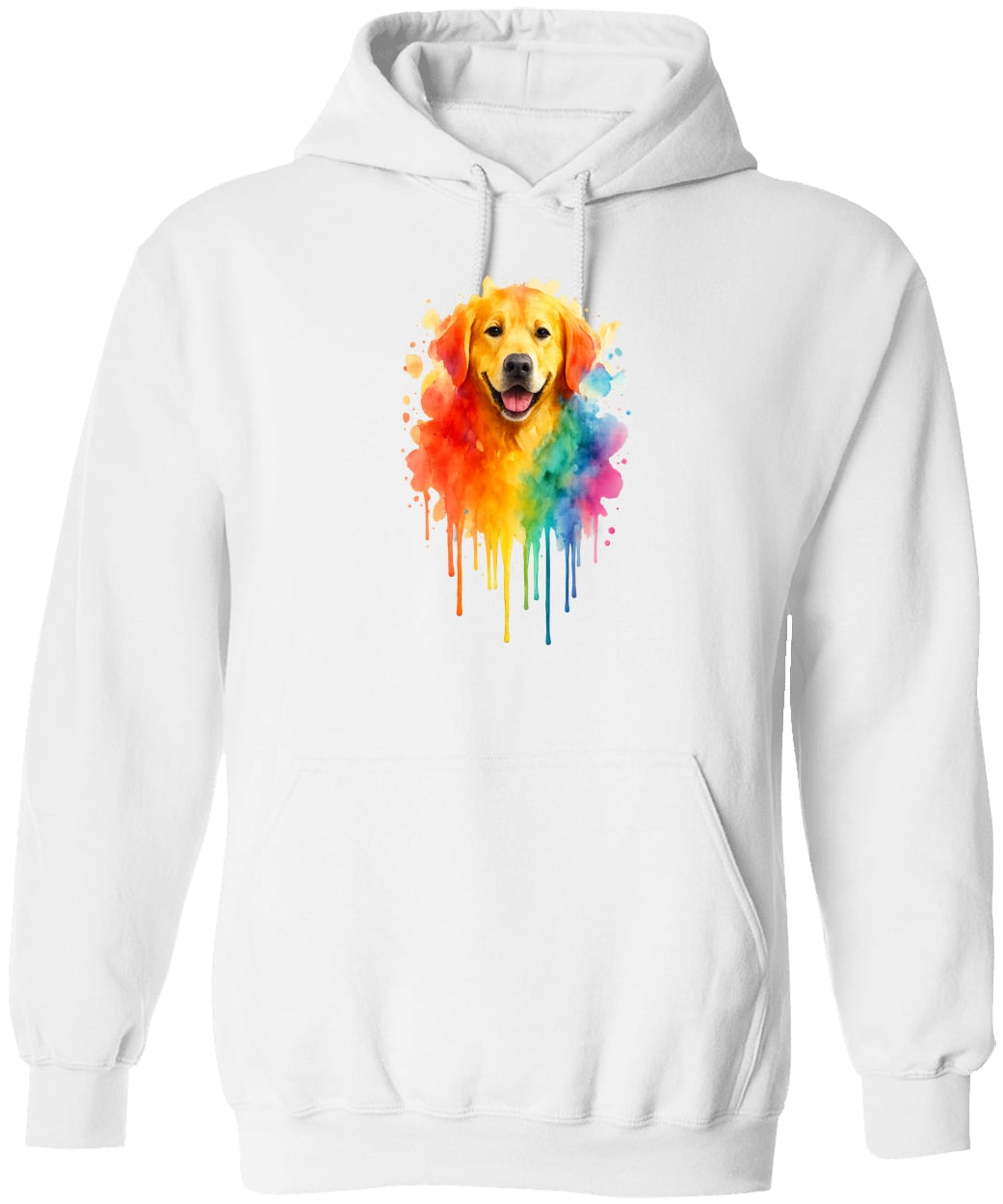 G185 Gildan Pullover Hoodie - White