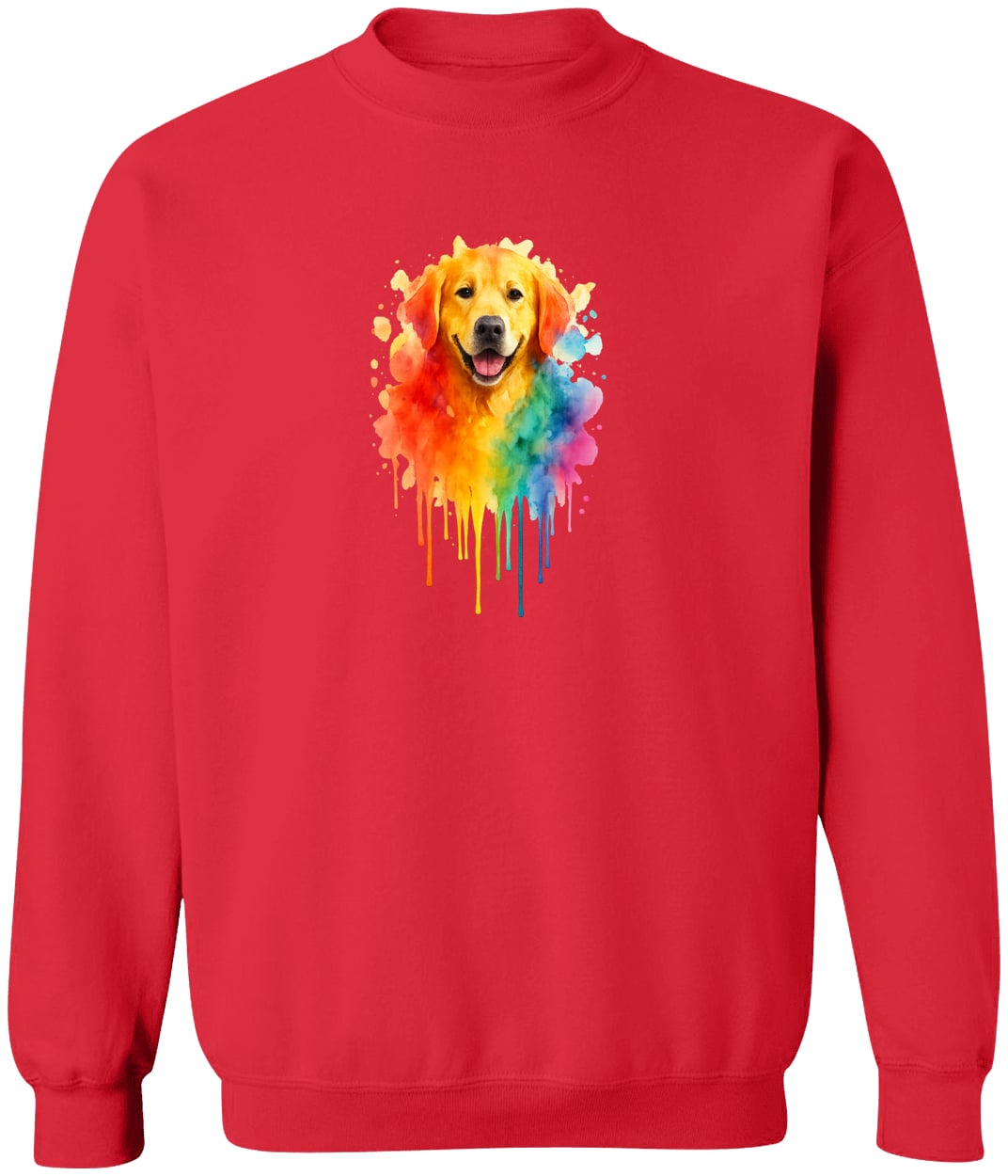 G180 Gildan Crewneck Pullover Sweatshirt - Red