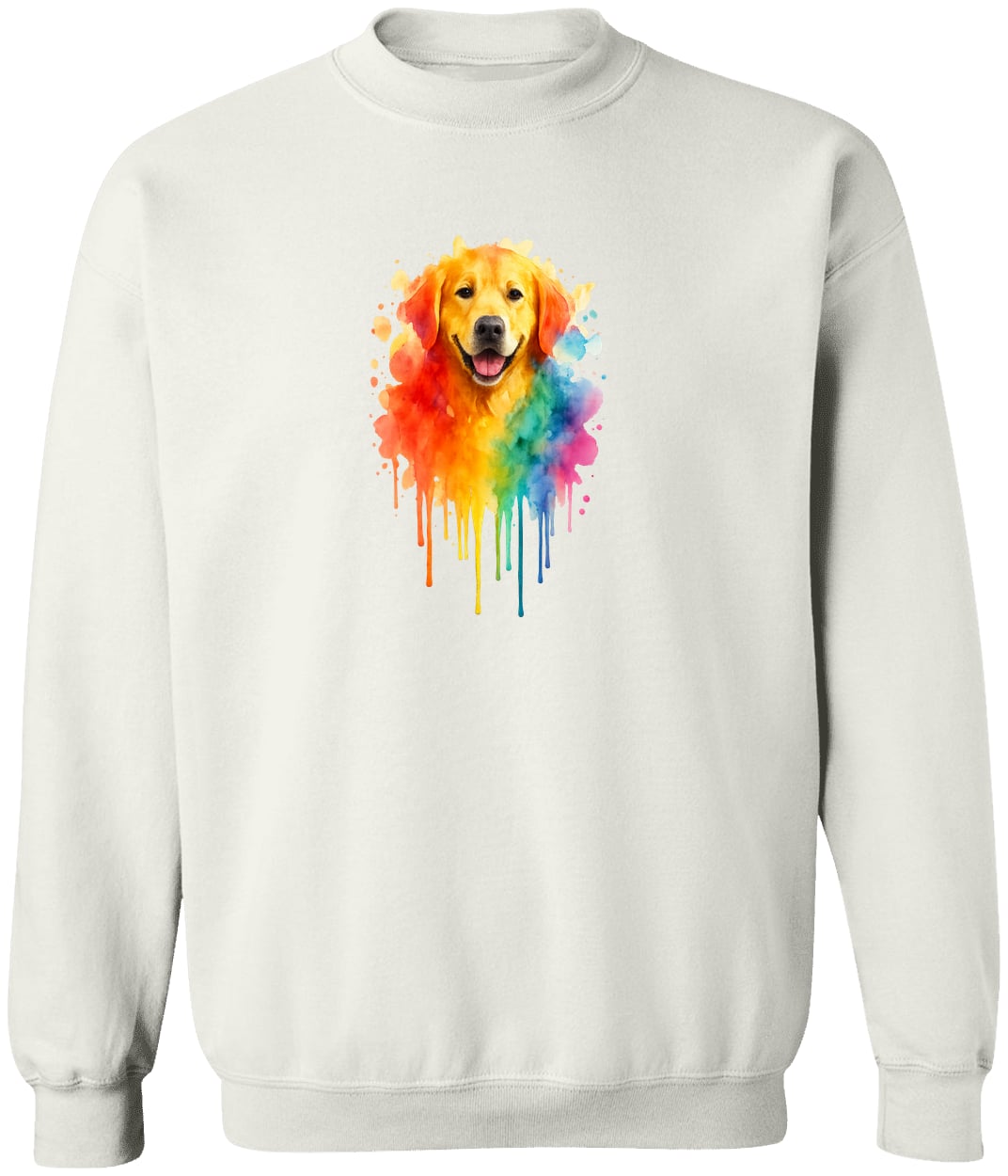 G180 Gildan Crewneck Pullover Sweatshirt - White