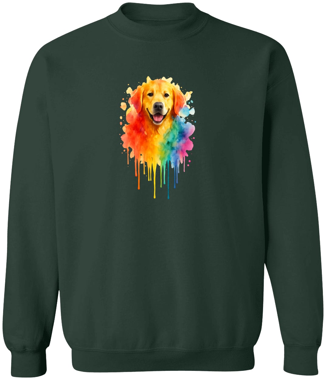 G180 Gildan Crewneck Pullover Sweatshirt - Forest Green