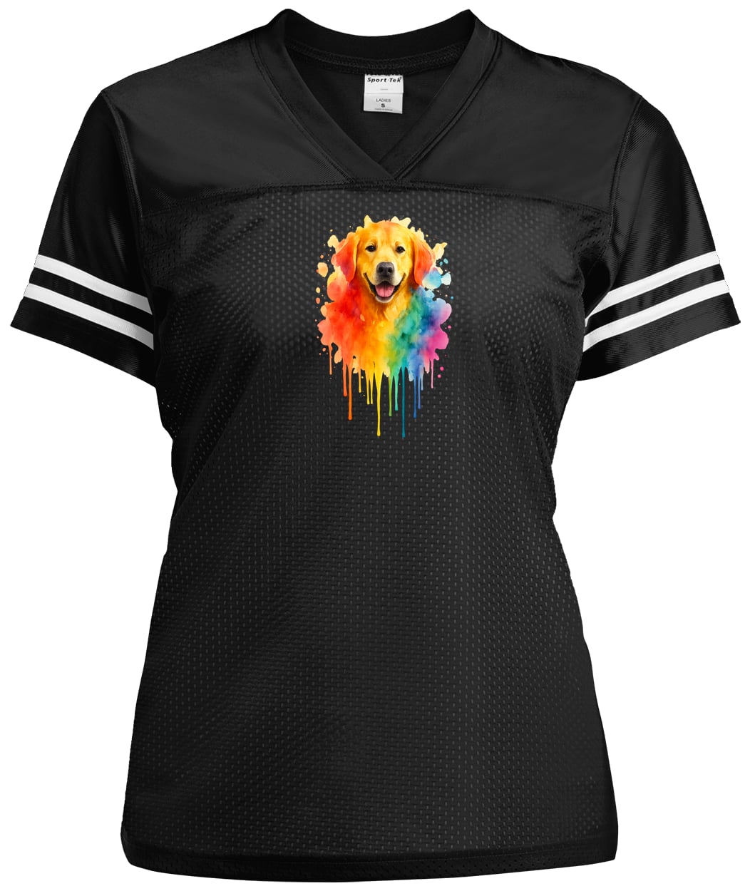 LST307 Sport-Tek Ladies' Replica Jersey - Black/White