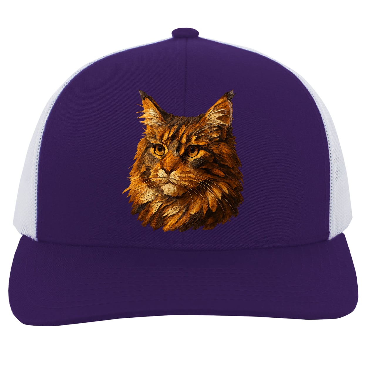 104C Trucker Snap Back - Purple/White