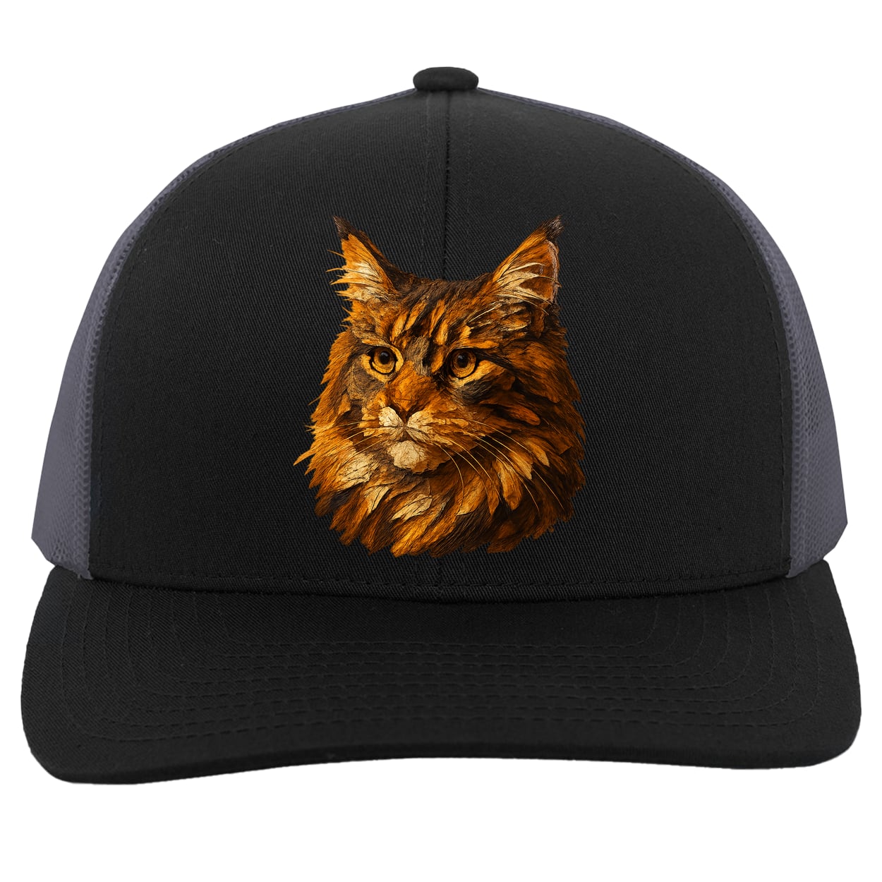104C Trucker Snap Back - Black/Graphite