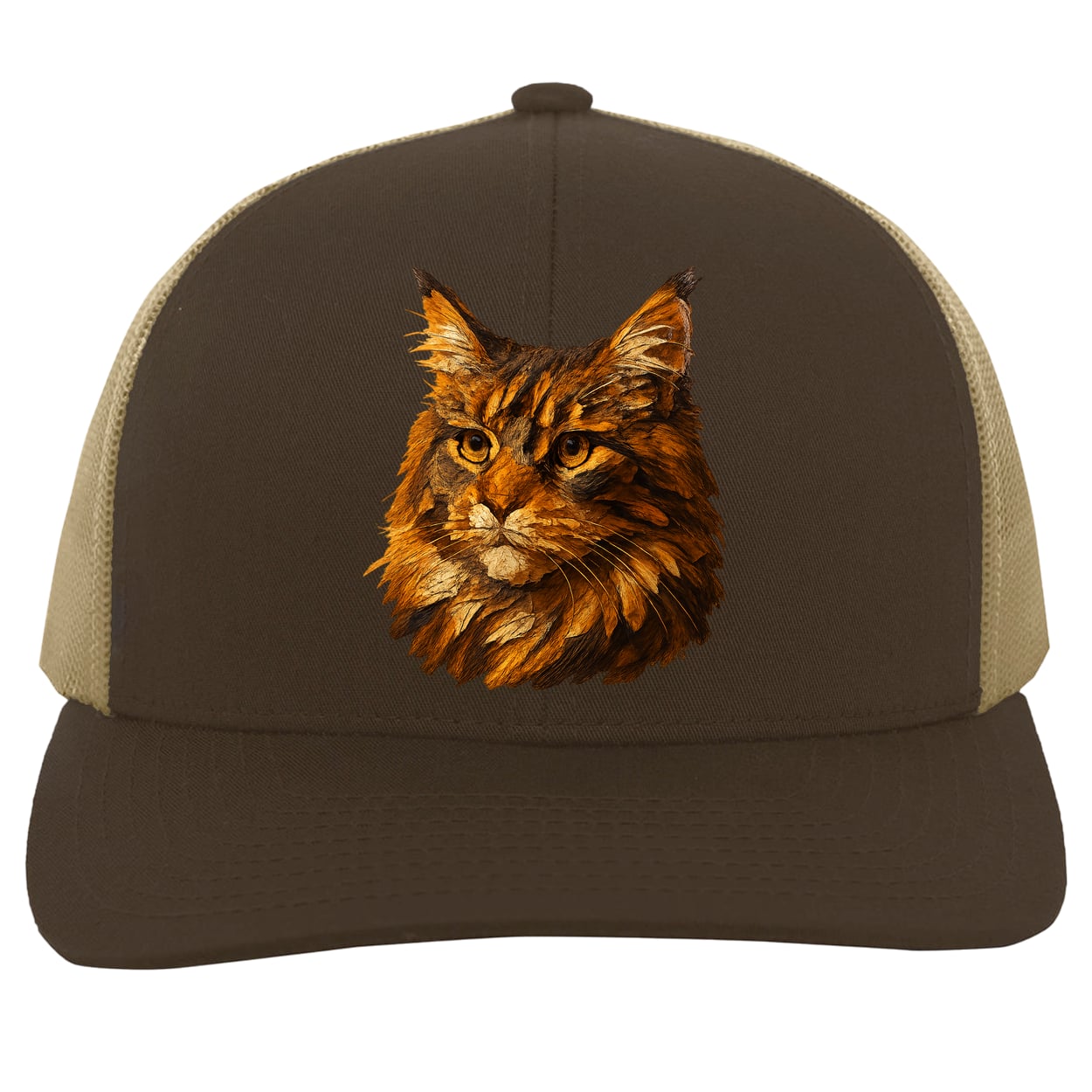 104C Trucker Snap Back - Brown/Khaki