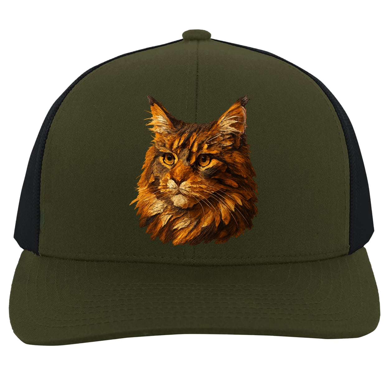 104C Trucker Snap Back - Moss/Charcoal