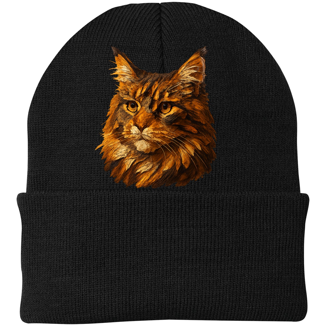 CP90 Port & Company Knit Beanie - Black