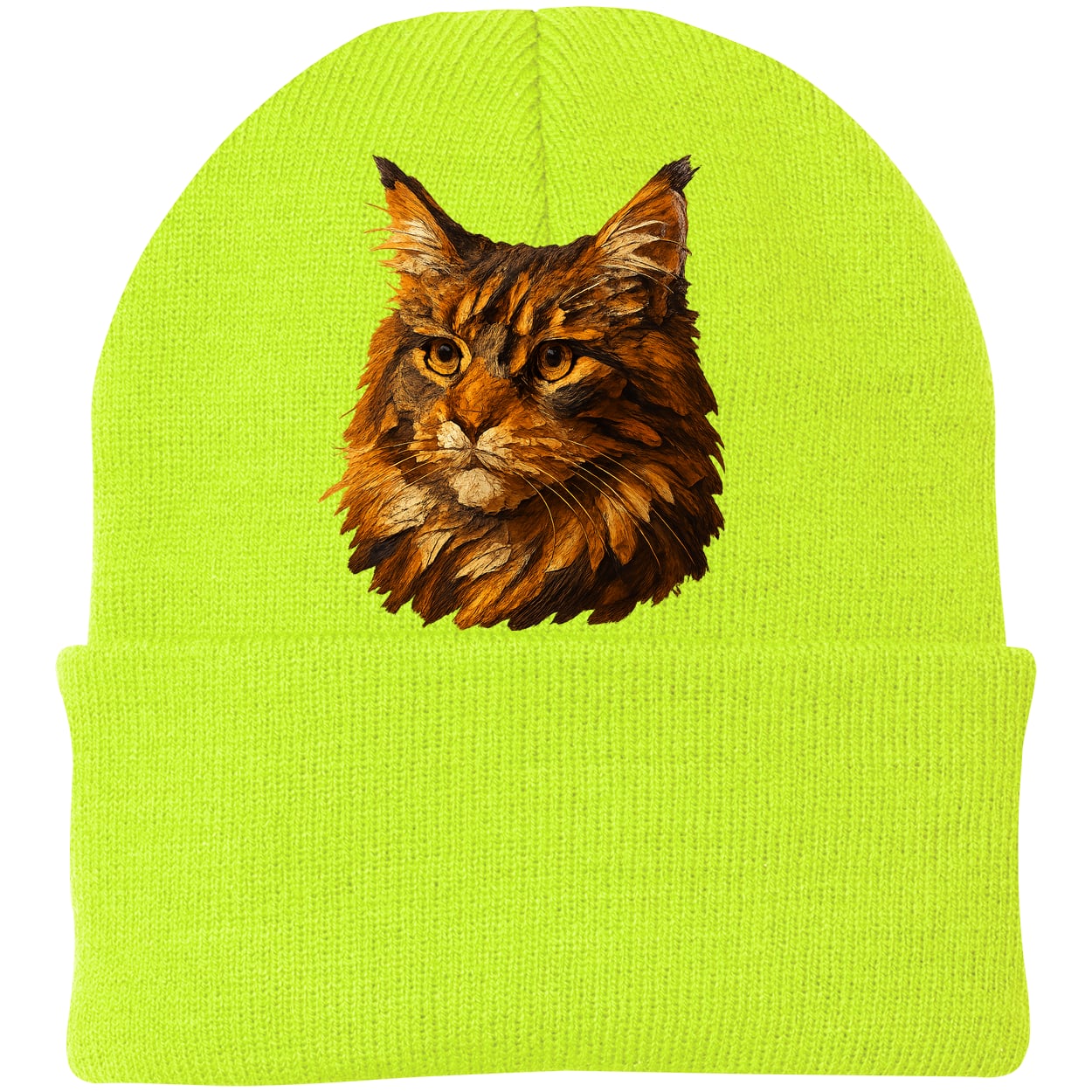 CP90 Port & Company Knit Beanie - Neon Yellow