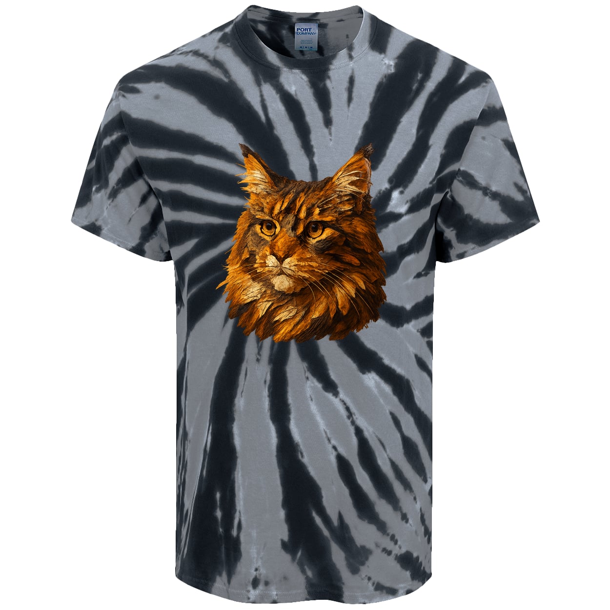 PC147 Port & Company Tie-Dye Tee - Black