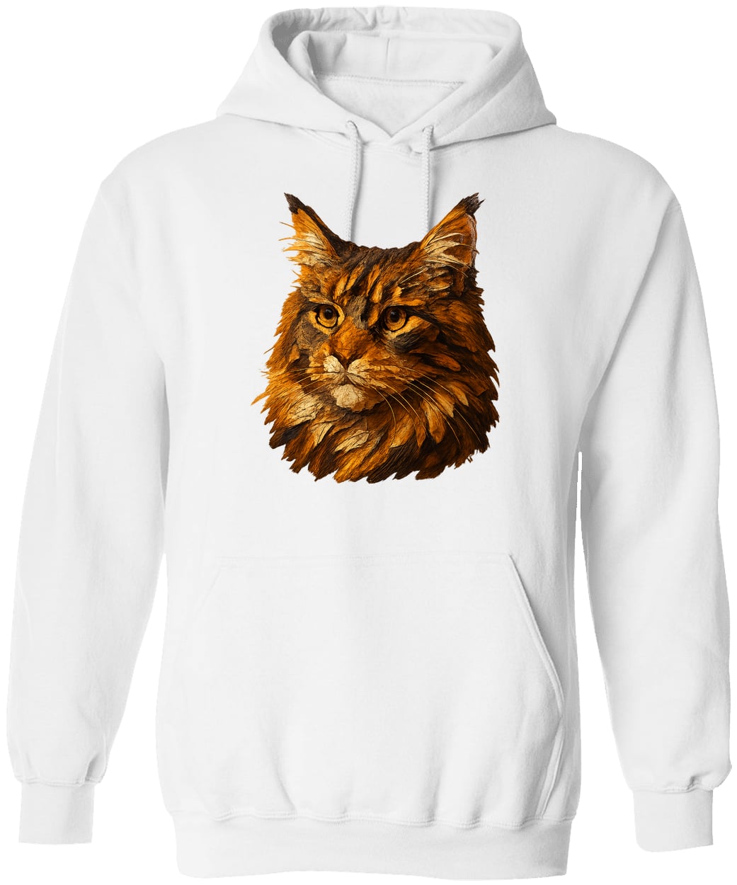G185 Gildan Pullover Hoodie - White