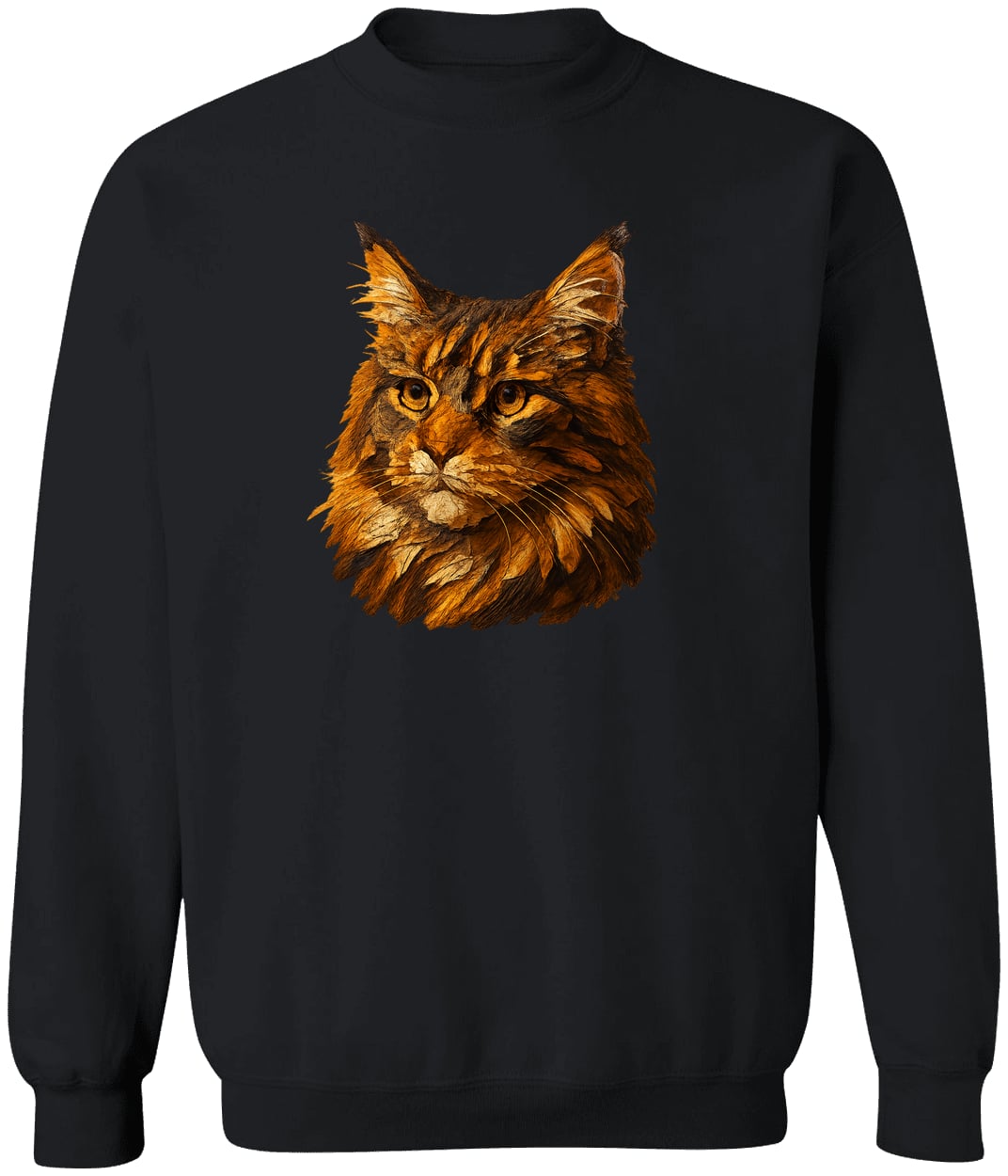 G180 Gildan Crewneck Pullover Sweatshirt - Black