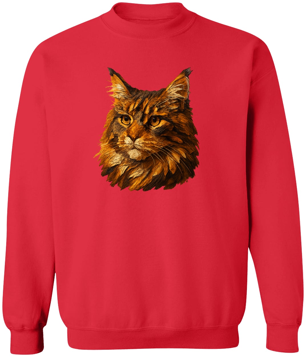 G180 Gildan Crewneck Pullover Sweatshirt - Red