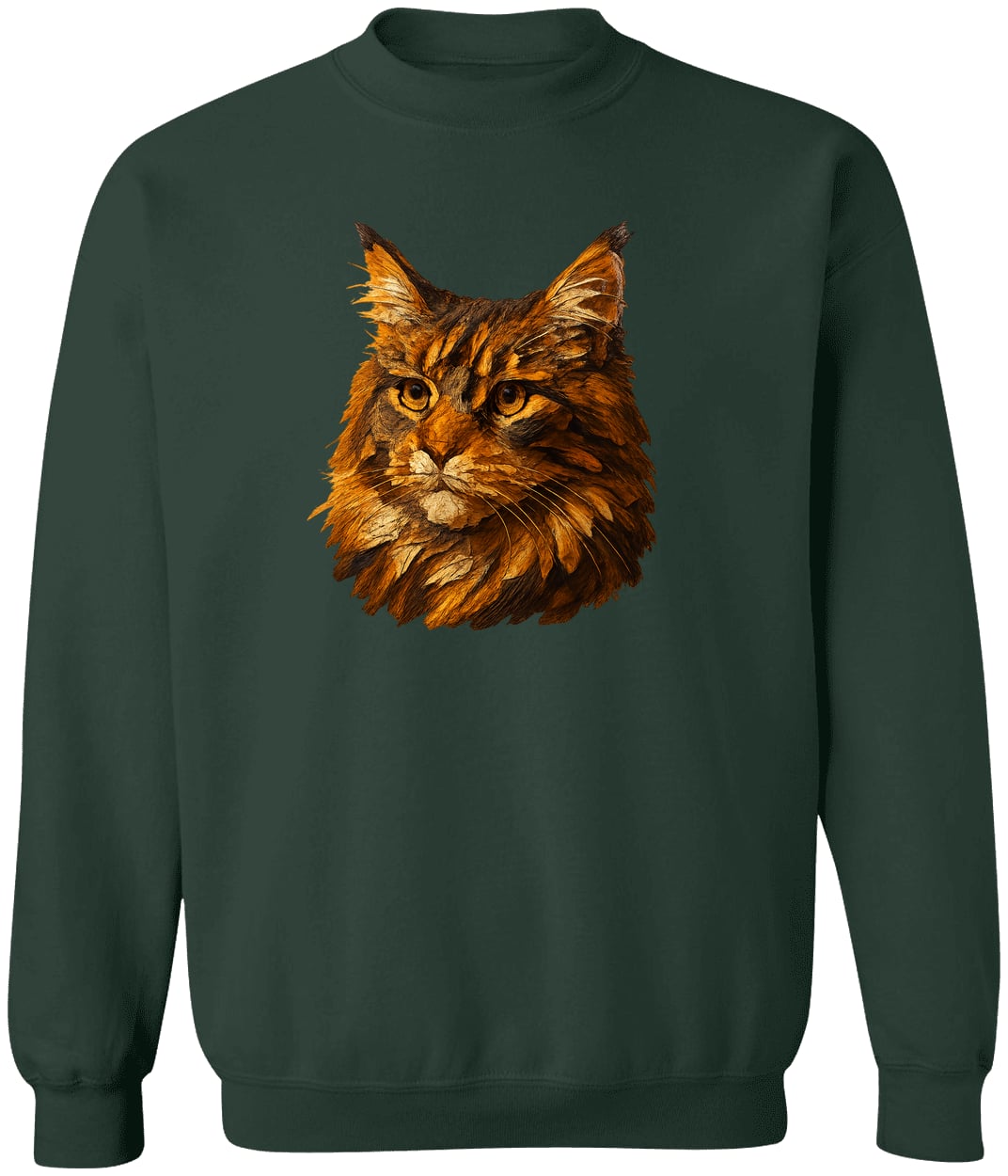 G180 Gildan Crewneck Pullover Sweatshirt - Forest Green