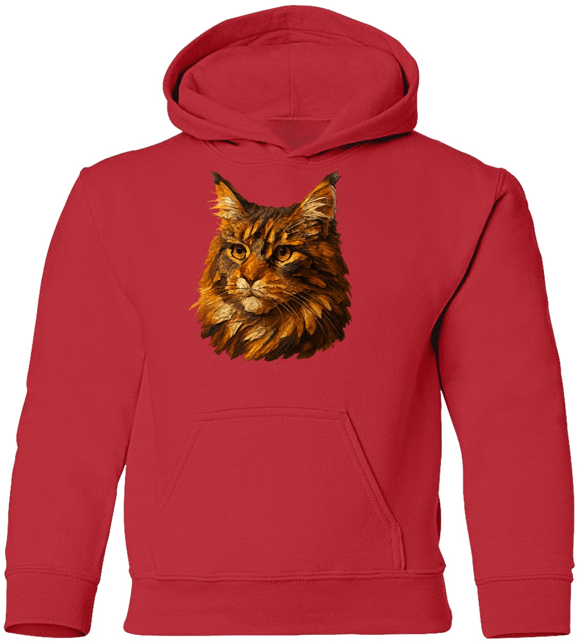 G185B Gildan Youth Pullover Hoodie - Red
