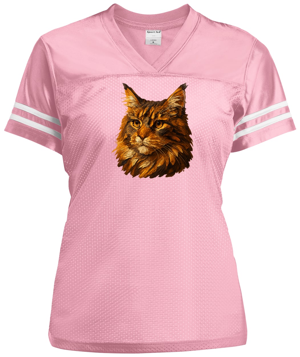 LST307 Sport-Tek Ladies' Replica Jersey - Light Pink/White