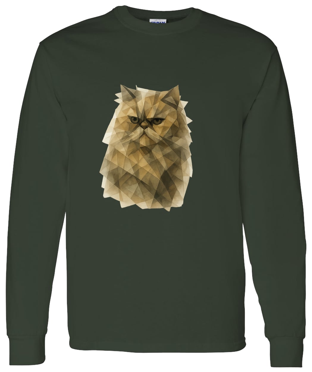 G540 LS T-Shirt 5.3 oz. - Forest Green