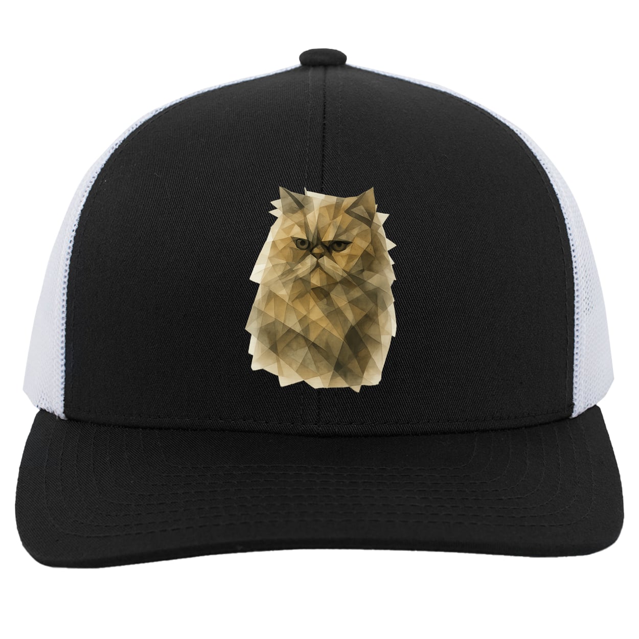 104C Trucker Snap Back - Black/White