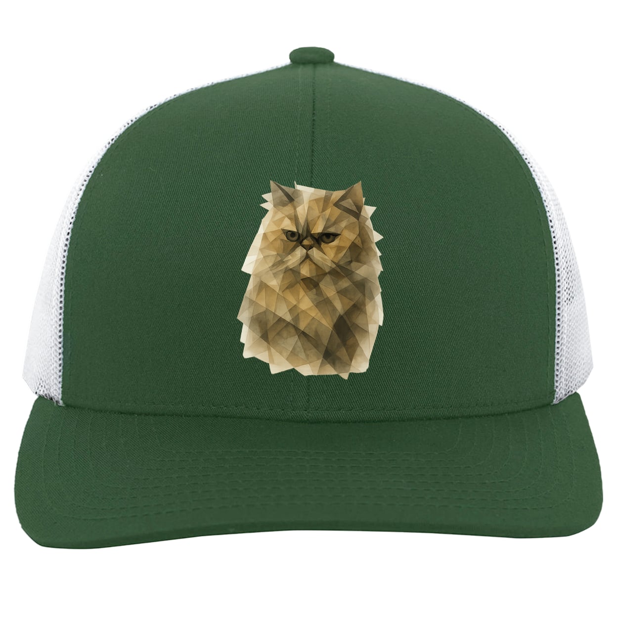 104C Trucker Snap Back - Dark Green/White