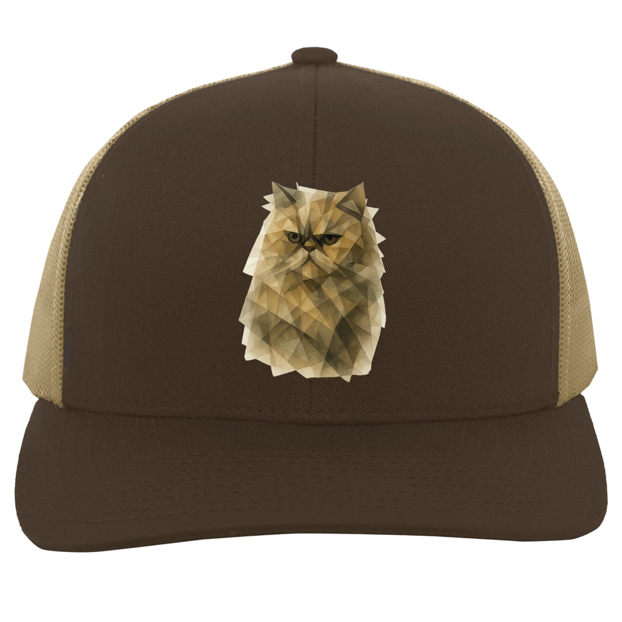 104C Trucker Snap Back - Brown/Khaki