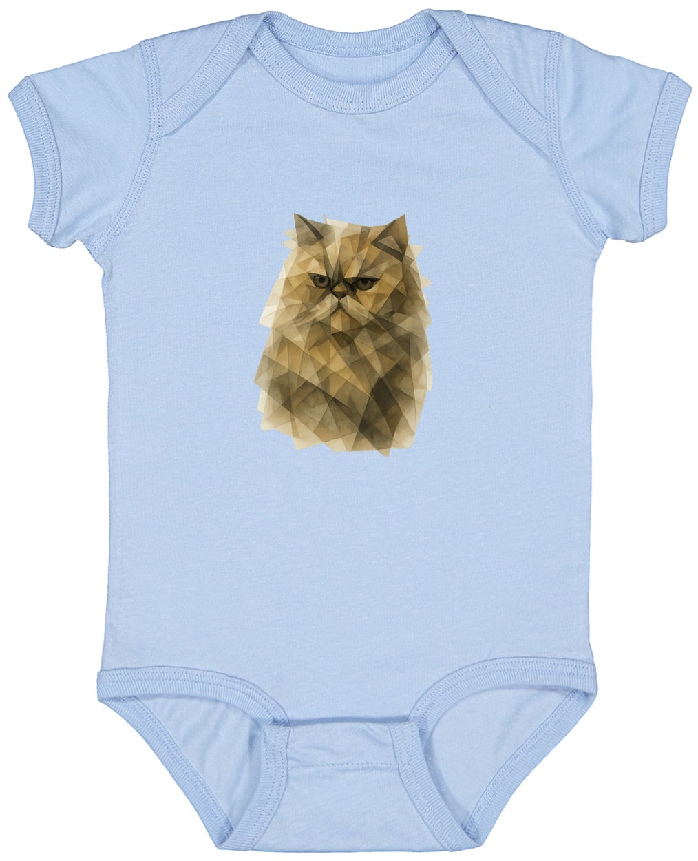 4424 Infant Fine Jersey Bodysuit - Light Blue