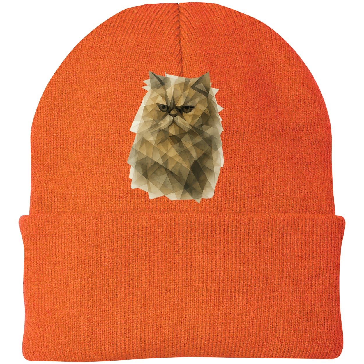 CP90 Port & Company Knit Beanie - Neon Orange