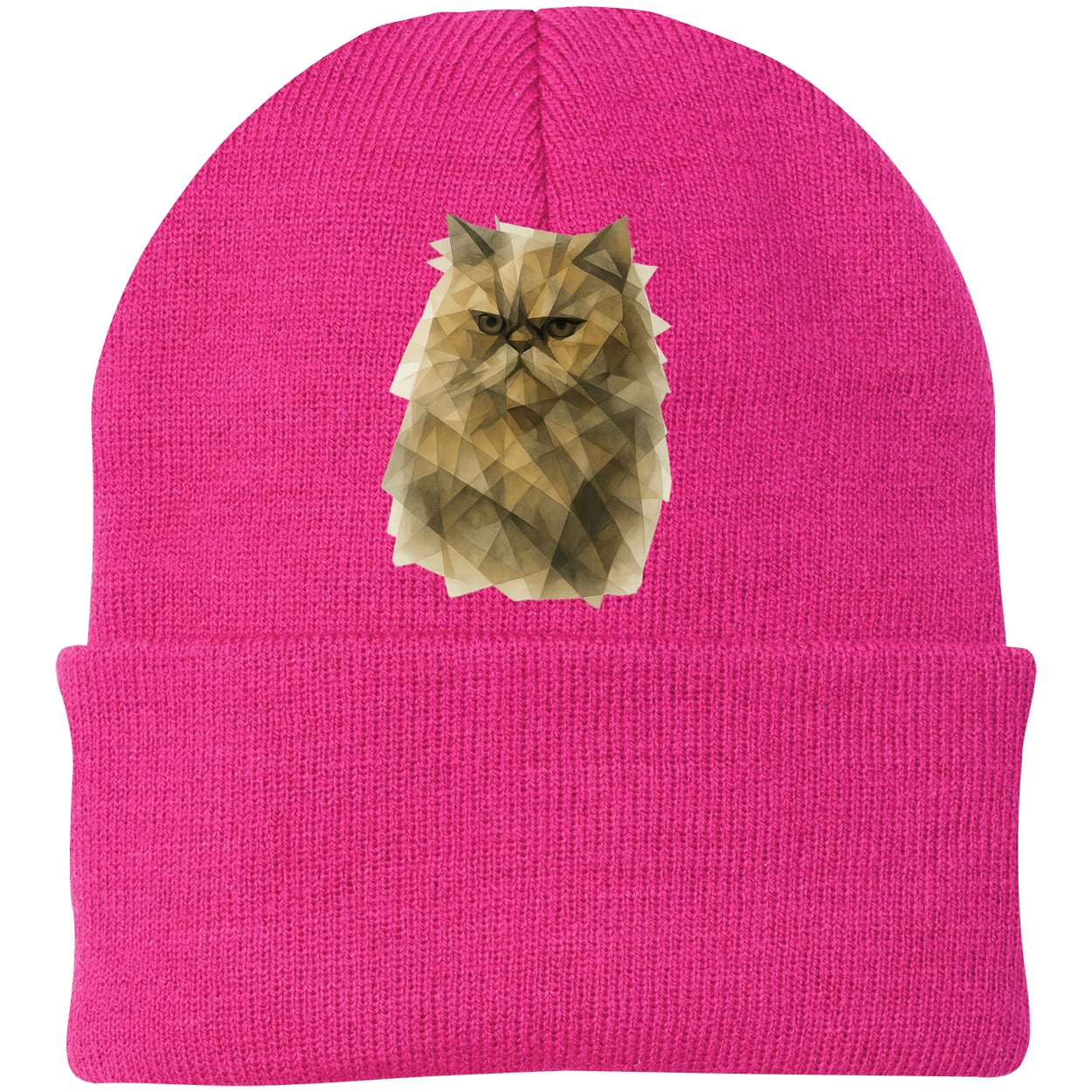CP90 Port & Company Knit Beanie - Neon Pink