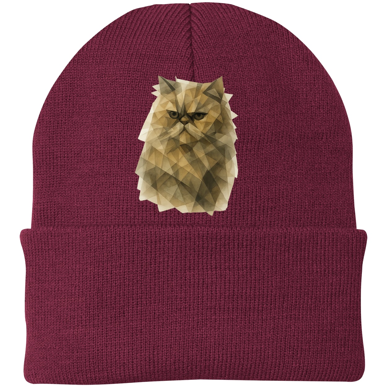 CP90 Port & Company Knit Beanie - Maroon