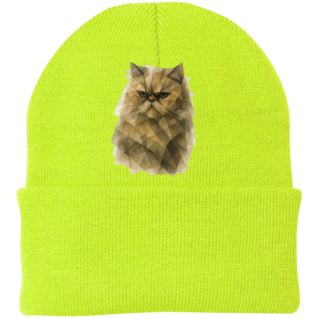 CP90 Port & Company Knit Beanie - Neon Yellow