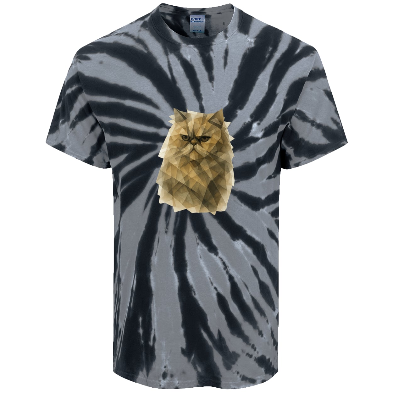 PC147 Port & Company Tie-Dye Tee - Black