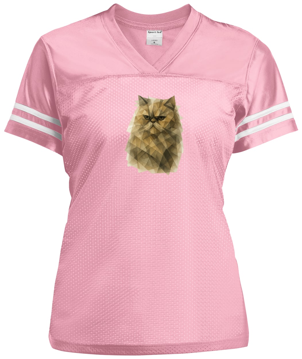 LST307 Sport-Tek Ladies' Replica Jersey - Light Pink/White
