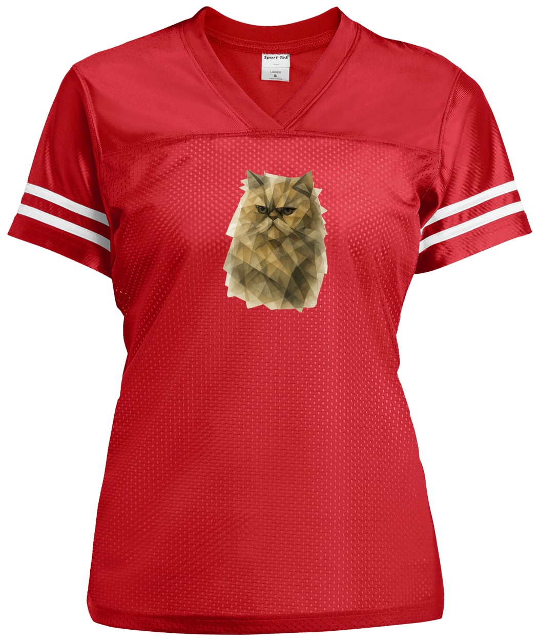 LST307 Sport-Tek Ladies' Replica Jersey - True Red/White