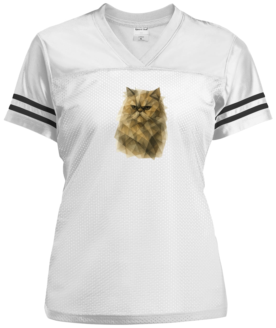 LST307 Sport-Tek Ladies' Replica Jersey - White/Black