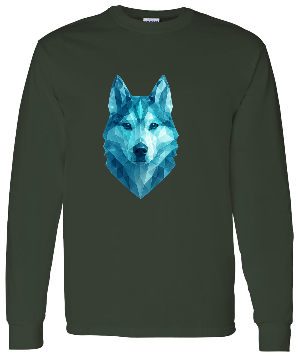 G540 LS T-Shirt 5.3 oz. - Forest Green