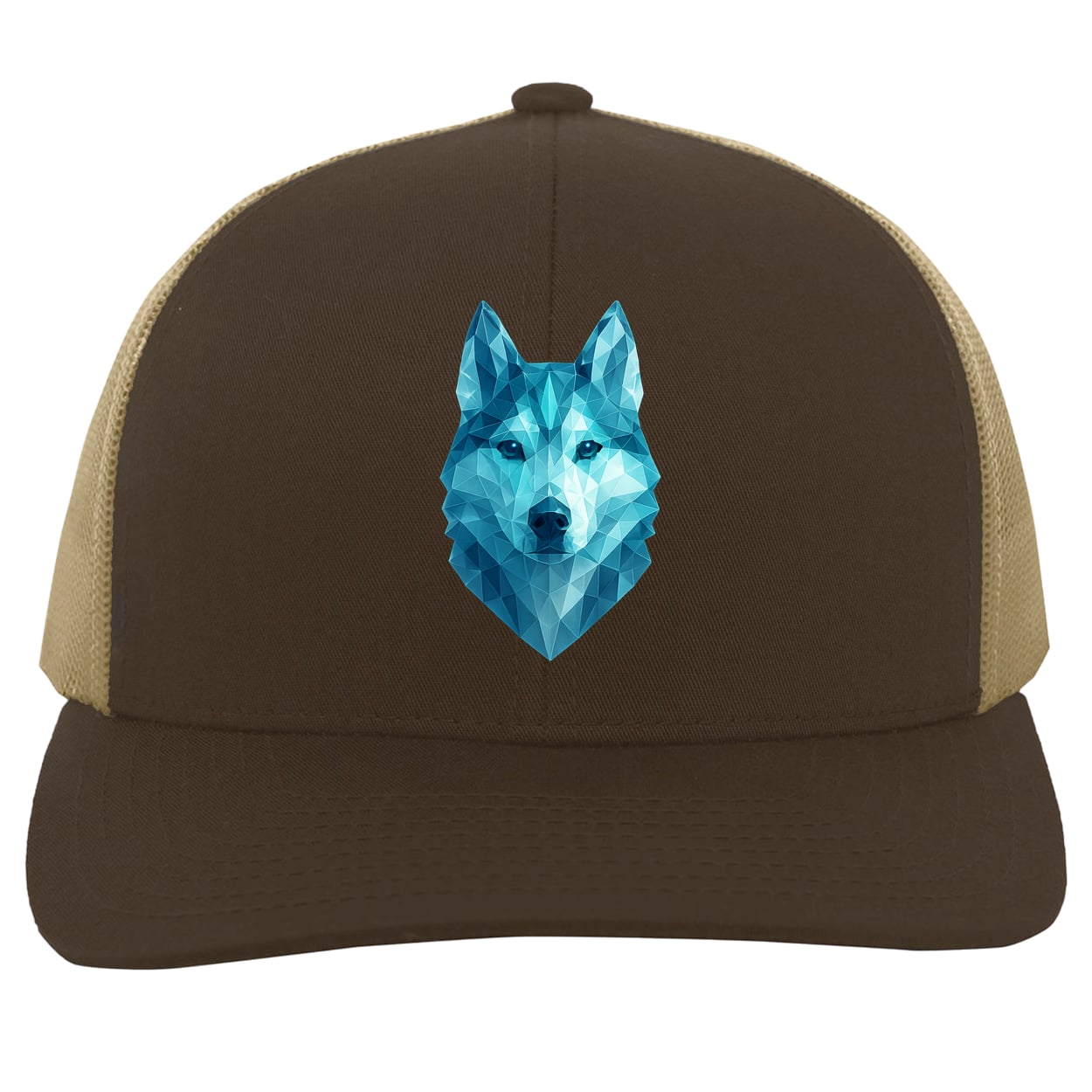 104C Trucker Snap Back - Brown/Khaki