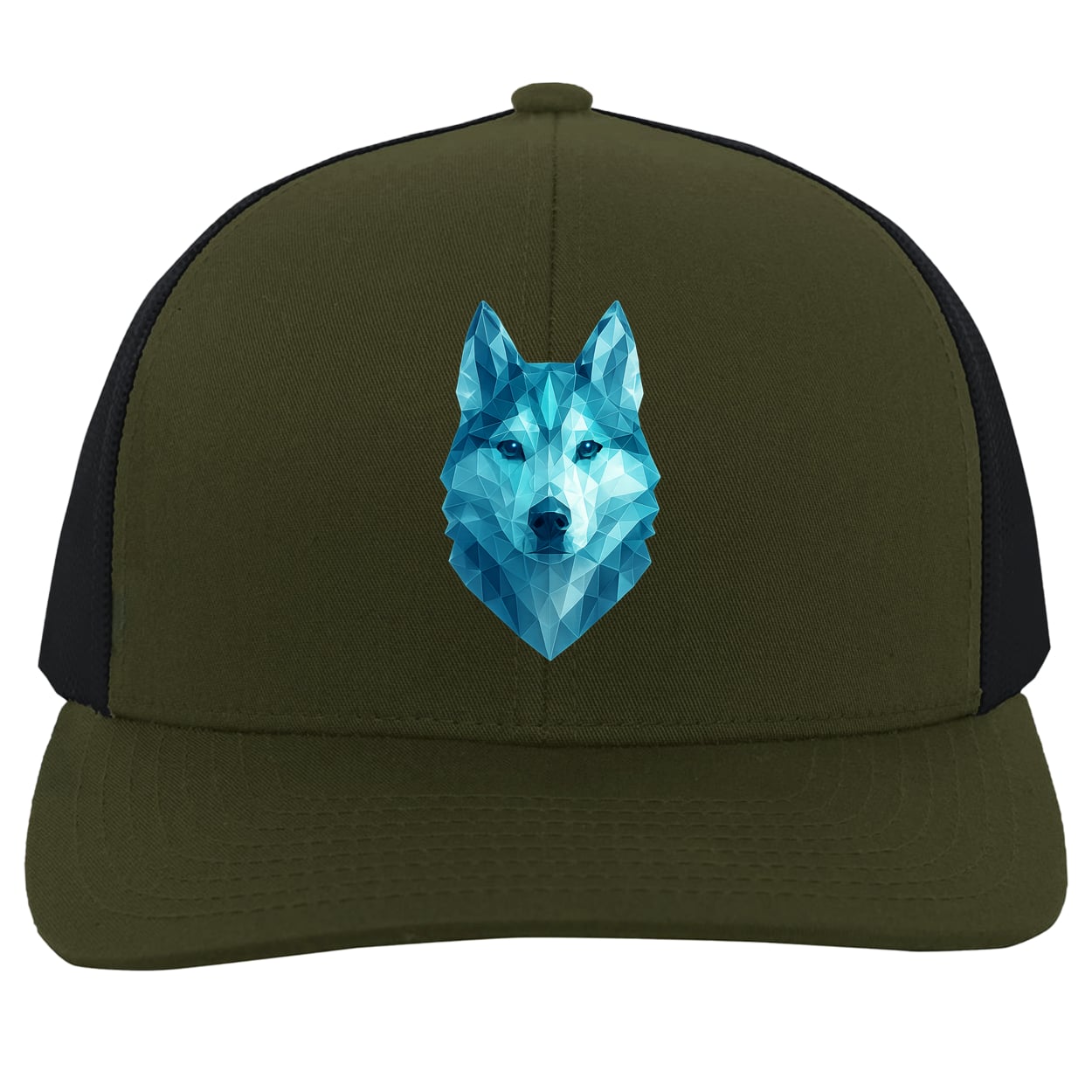 104C Trucker Snap Back - Moss/Charcoal