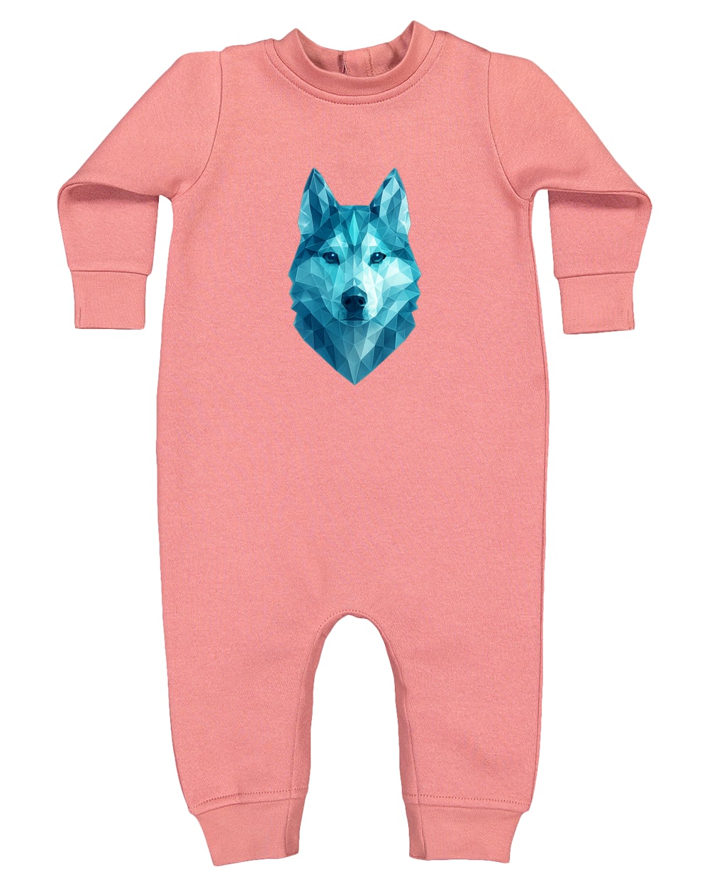 4447 Rabbit Skins Infant Fleece One-Piece Bodysuit - Mauvelous