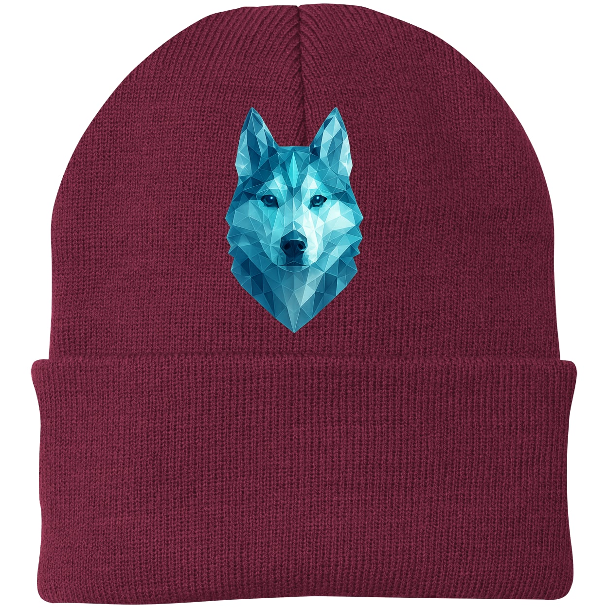CP90 Port & Company Knit Beanie - Maroon