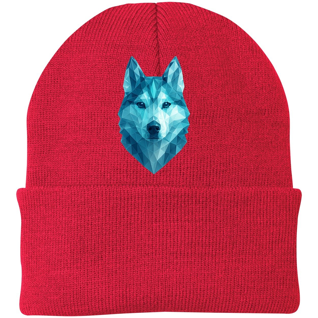 CP90 Port & Company Knit Beanie - Athletic Red