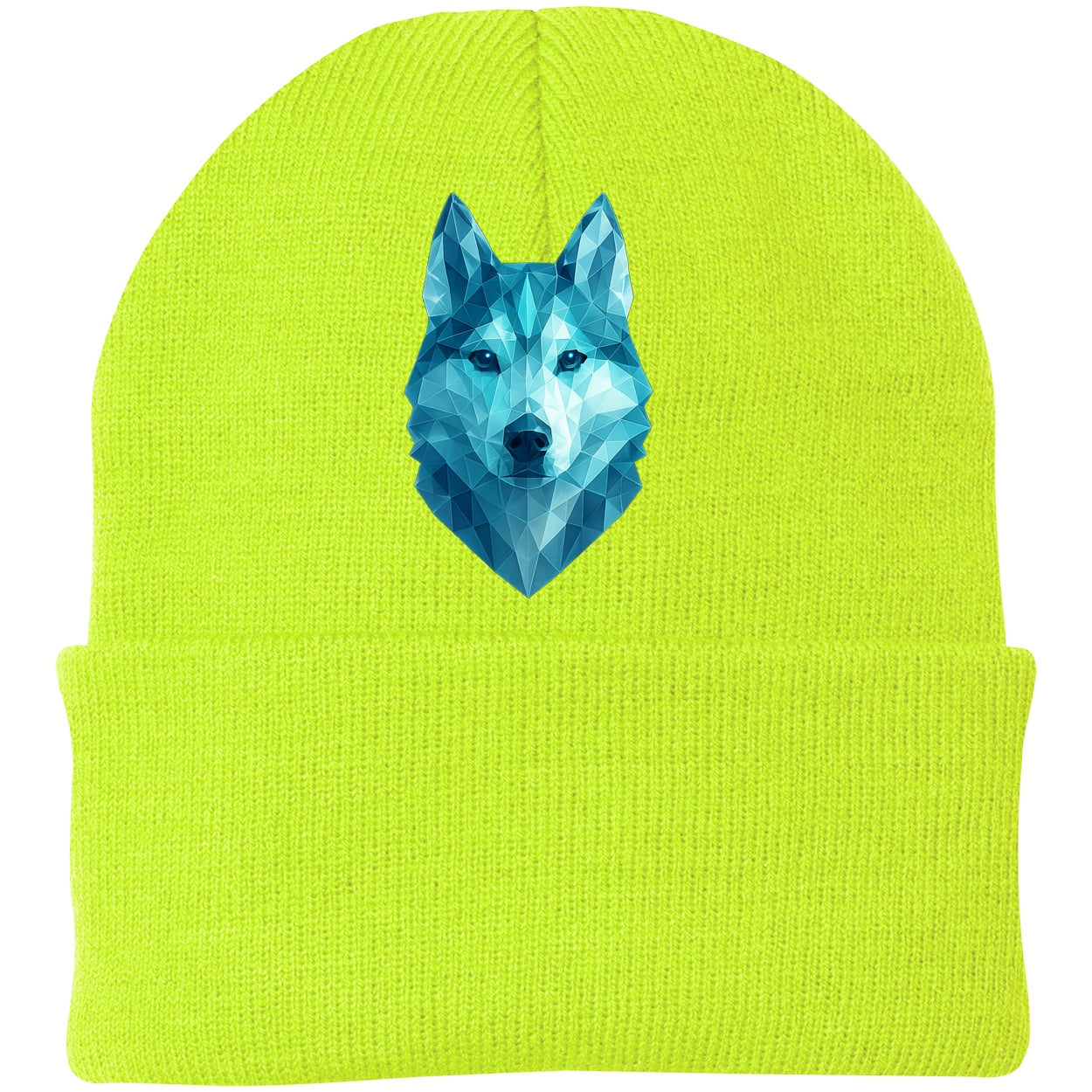 CP90 Port & Company Knit Beanie - Neon Yellow
