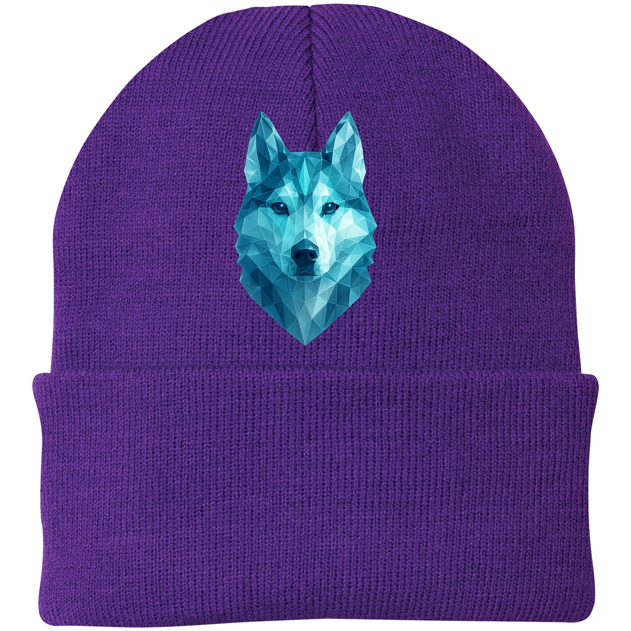 CP90 Port & Company Knit Beanie - Athletic Purple