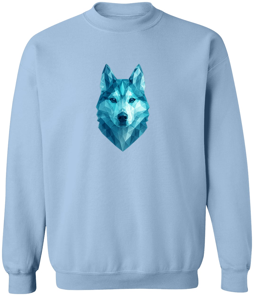 G180 Gildan Crewneck Pullover Sweatshirt - Light Blue