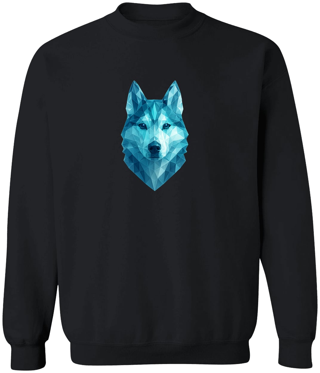 G180 Gildan Crewneck Pullover Sweatshirt - Black