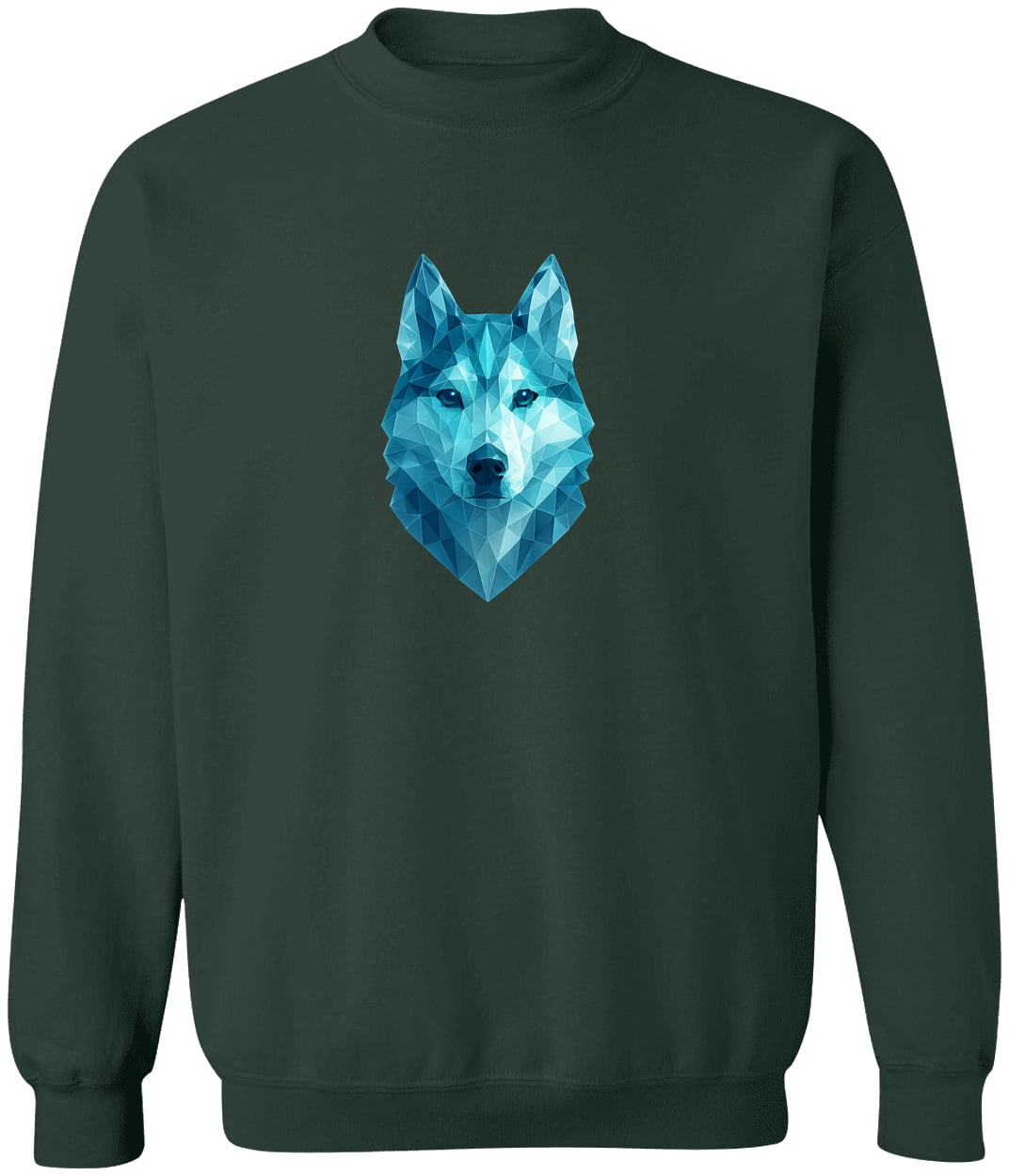 G180 Gildan Crewneck Pullover Sweatshirt - Forest Green