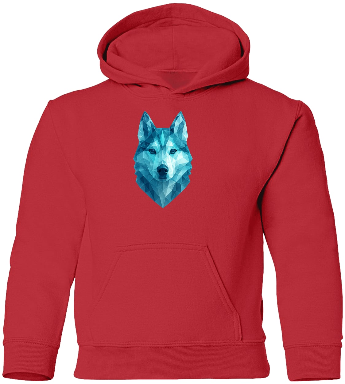 G185B Gildan Youth Pullover Hoodie - Red
