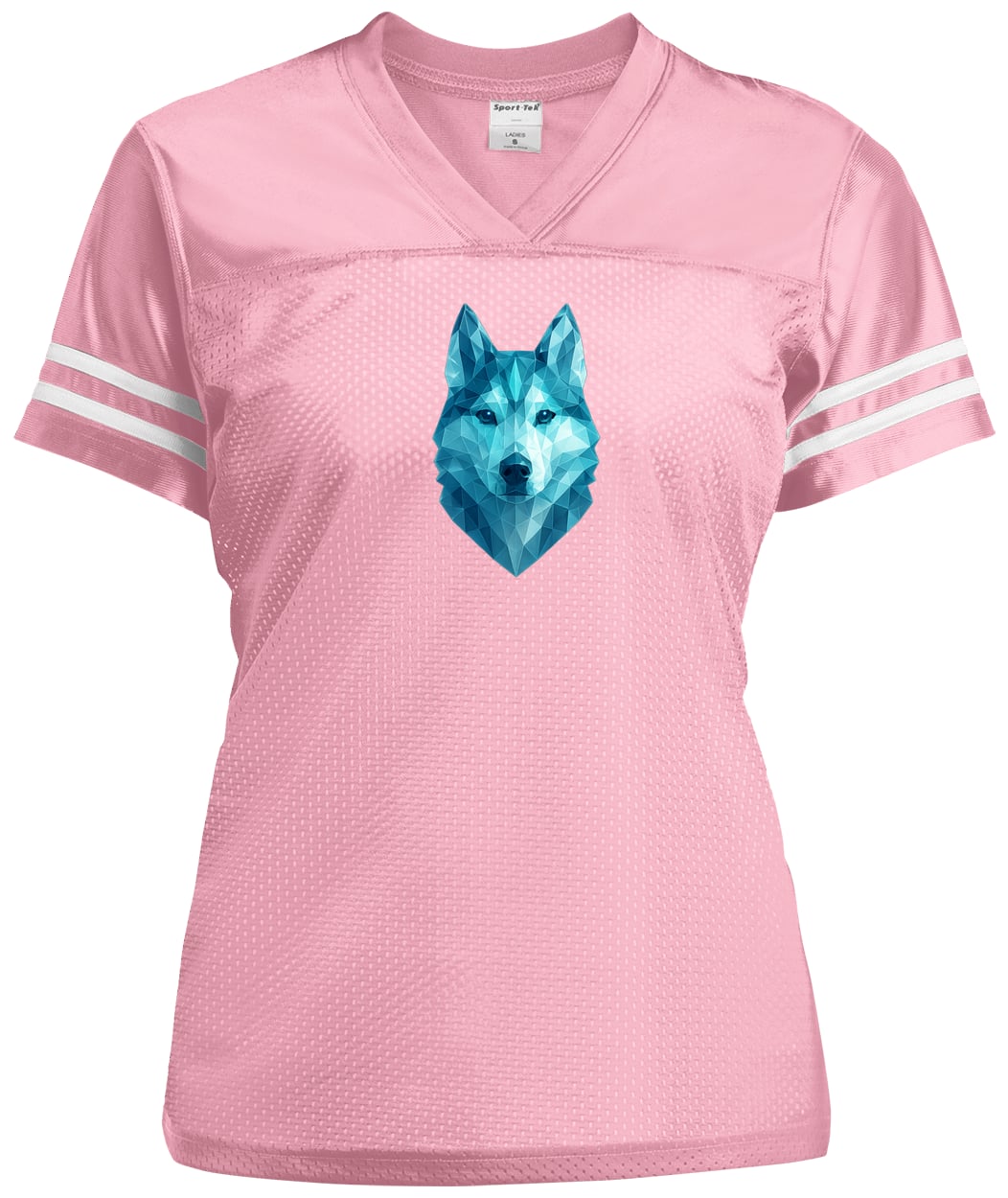 LST307 Sport-Tek Ladies' Replica Jersey - Light Pink/White