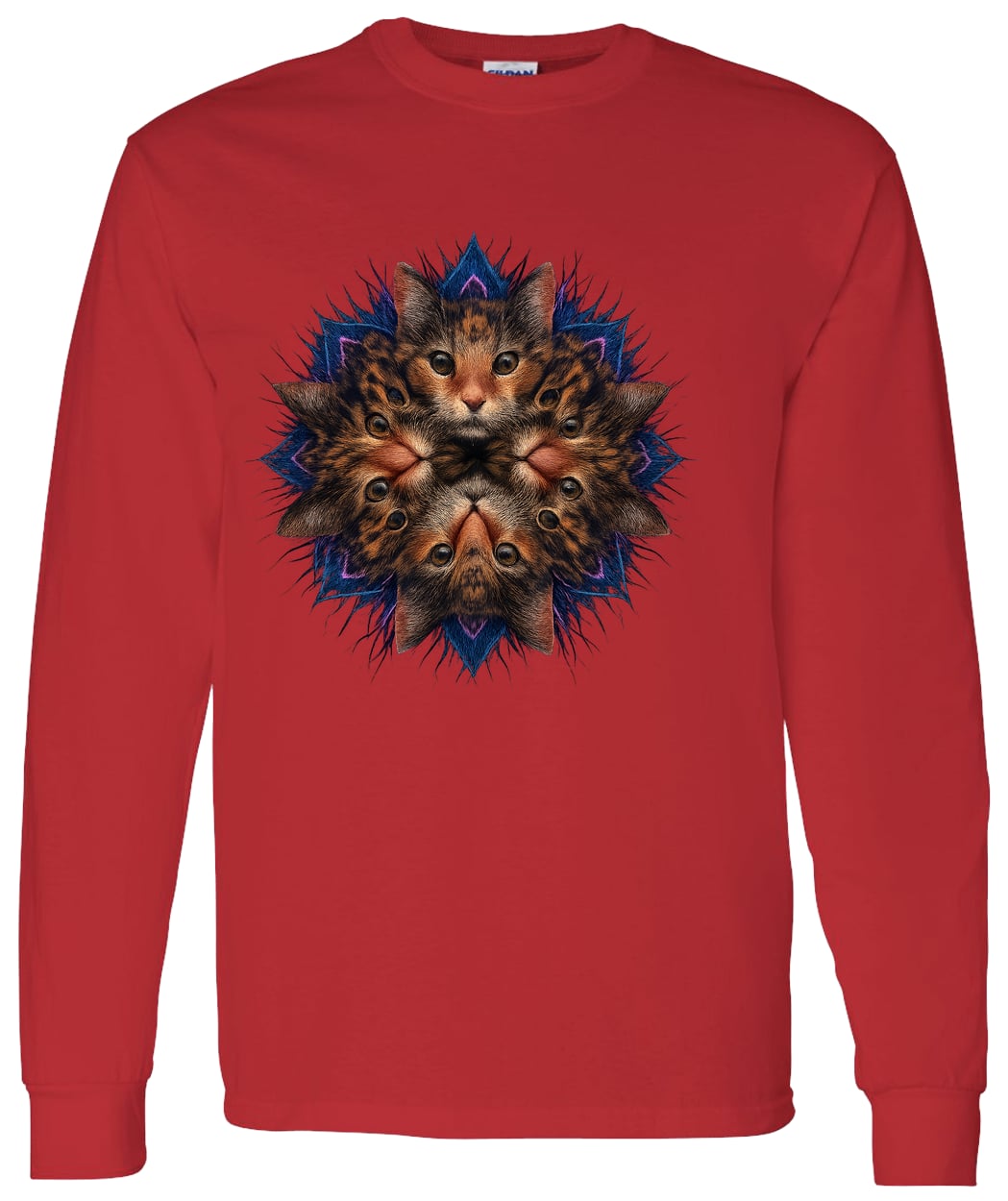 G540 LS T-Shirt 5.3 oz. - Red