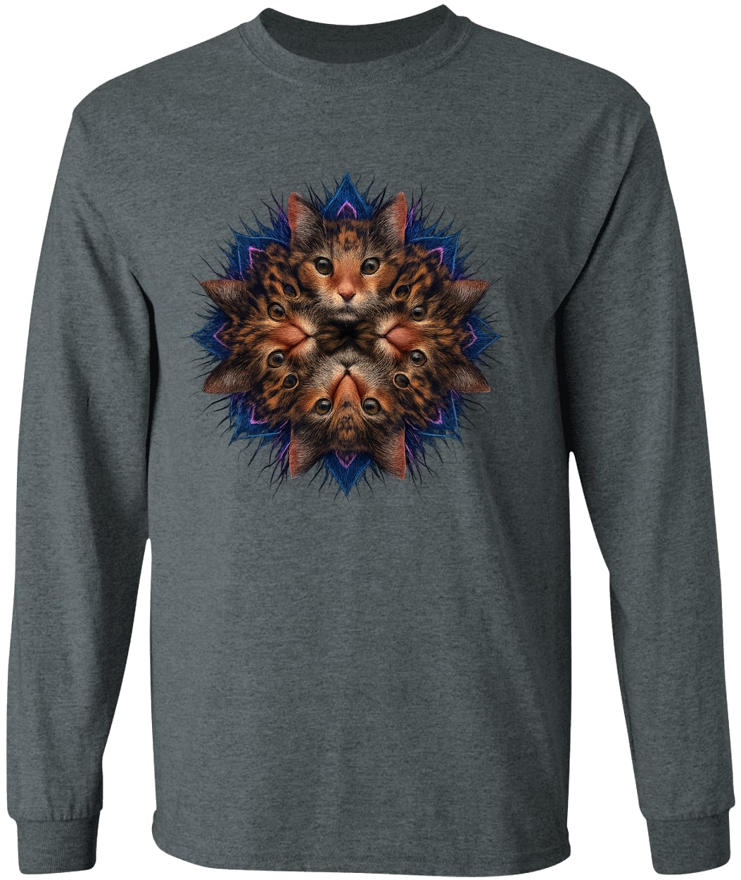 G540 LS T-Shirt 5.3 oz. - Dark Heather