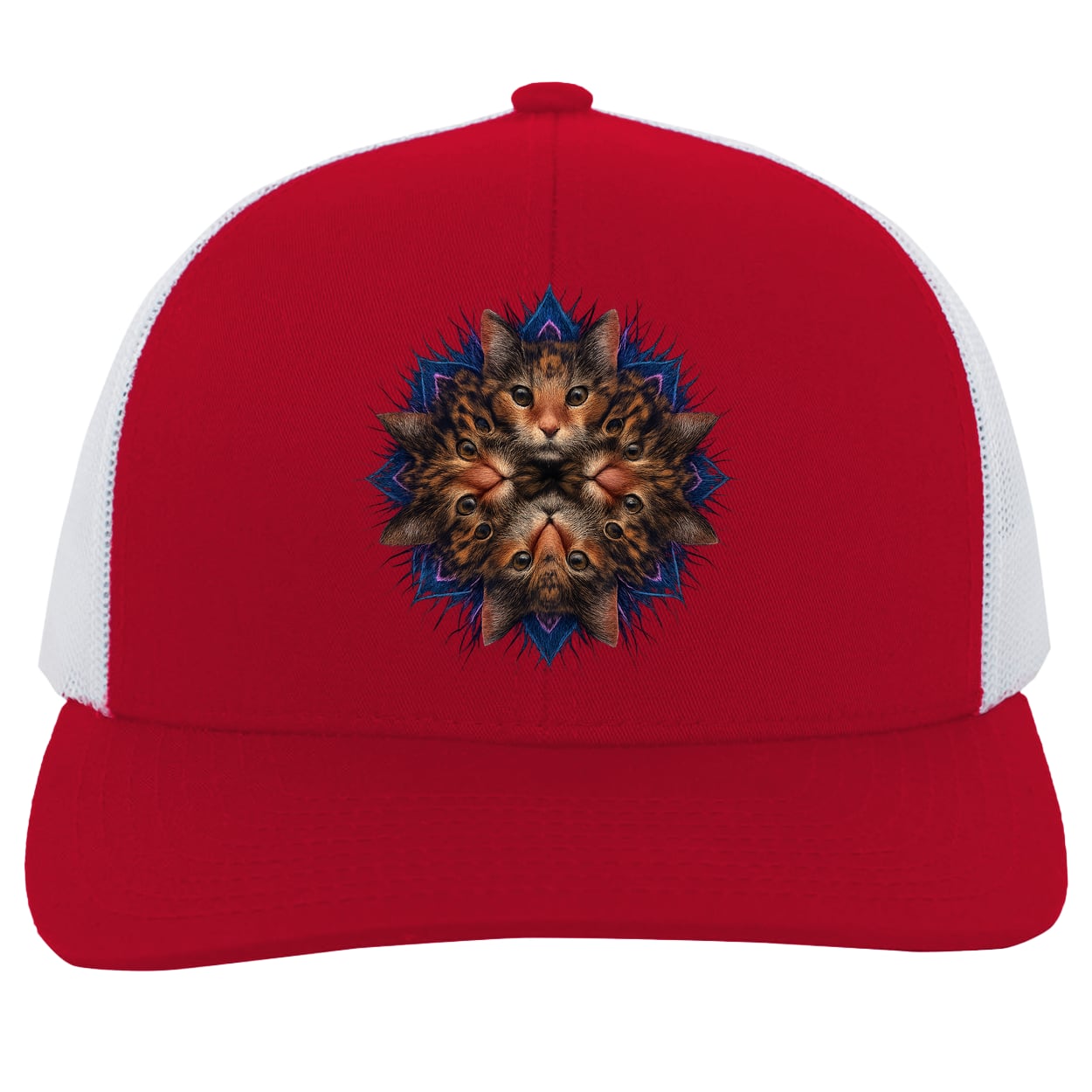104C Trucker Snap Back - Red/White