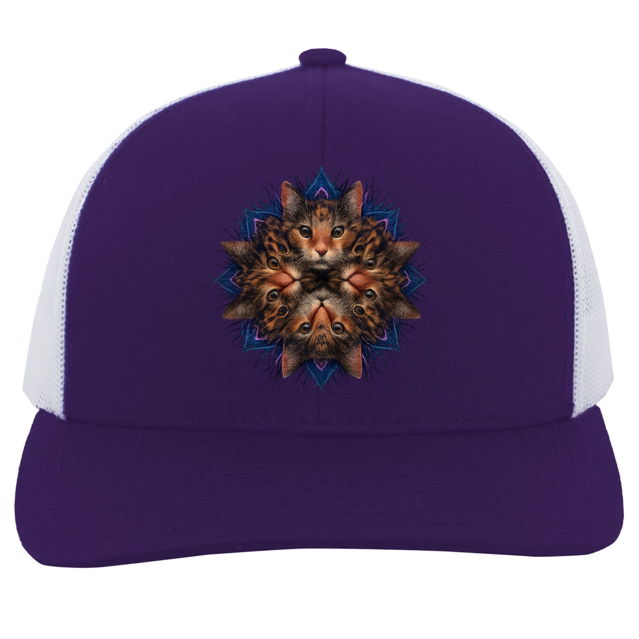 104C Trucker Snap Back - Purple/White