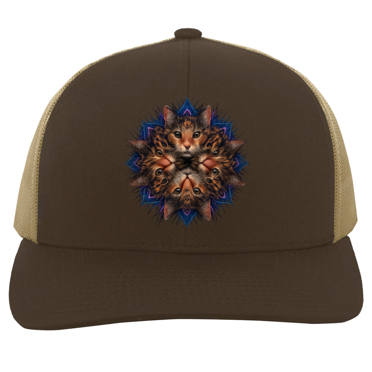 104C Trucker Snap Back - Brown/Khaki
