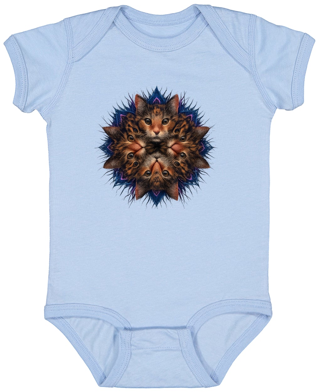 4424 Infant Fine Jersey Bodysuit - Light Blue